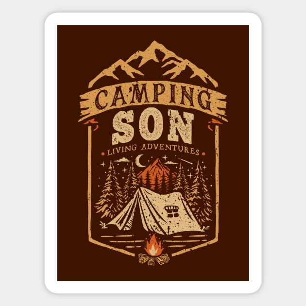 Camping Son Magnet by Olipop